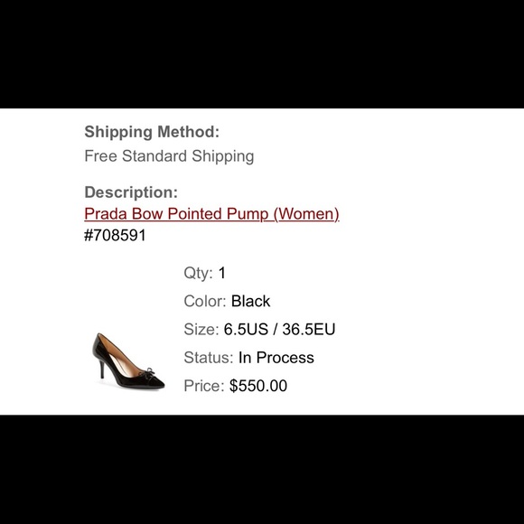 Authentic Prada Vernice Nero Black Heels 36.5 - Picture 8 of 8